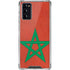 Morocco Flag Distressed Galaxy Note20 5G Clear Case